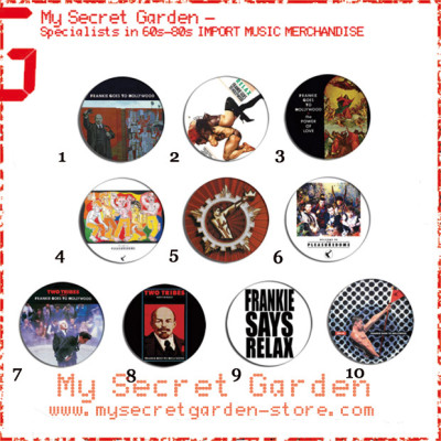 Frankie Goes To Hollywood - Relax, Two Tribes, Album Pinback Button Badge Set ( or Hair Ties / 4.4 cm Badge / Magnet / Keychain Set )